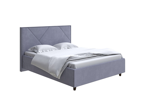 Кровать 80х200 Tessera Grand - Мягкая кровать с высоким изголовьем и стильными ножками из массива бука
