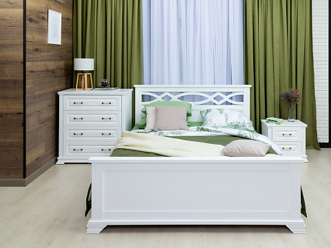 Кровать 160х190 Niko - Кровать в стиле современной классики из массива